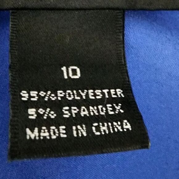 Style & Co Stretch Sleeveless Hidden Button Down Top Size 10 - Picture 7 of 7